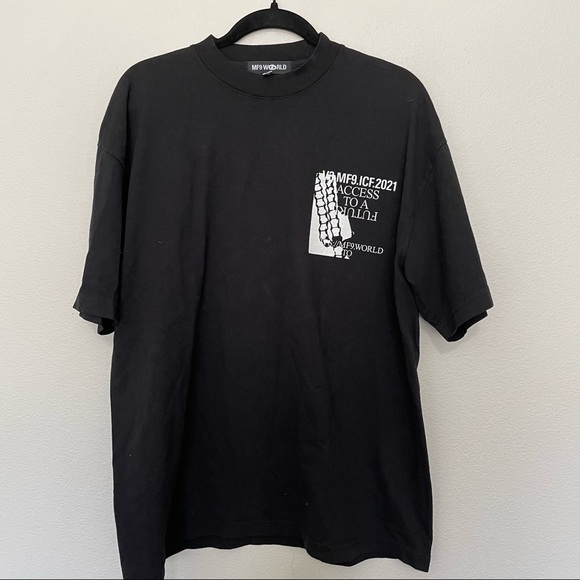mf9 world Other - MF9 world graphic streetwear t-shirt sz.Large mens black and white